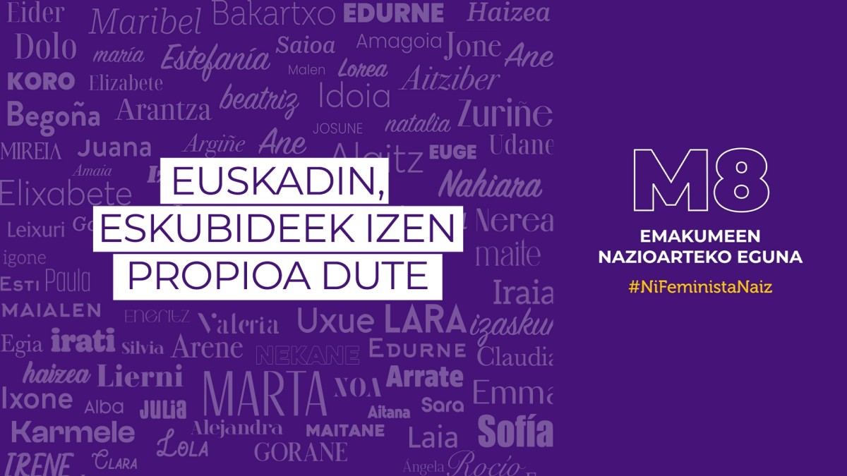 Declaración del EBB con motivo del 8 de Marzo, Día Internacional de las Mujeres