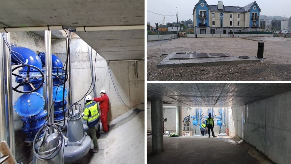 El Ayuntamiento da un paso más en los trabajos para paliar los efectos de las grandes mareas e inundaciones en Zorrotzaurre