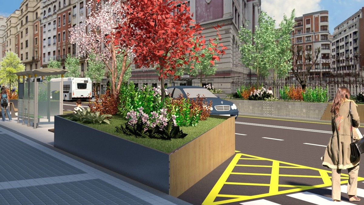 Comienzan las obras que harán más amable para las y los peatones la calle Autonomía