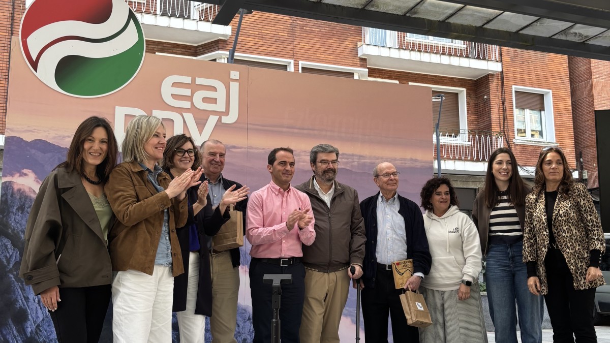 EAJ-PNV Bilbao homenajea a Josu Ortuondo e Ibon Areso por todo su trabajo por la ciudad y sus ciudadanos