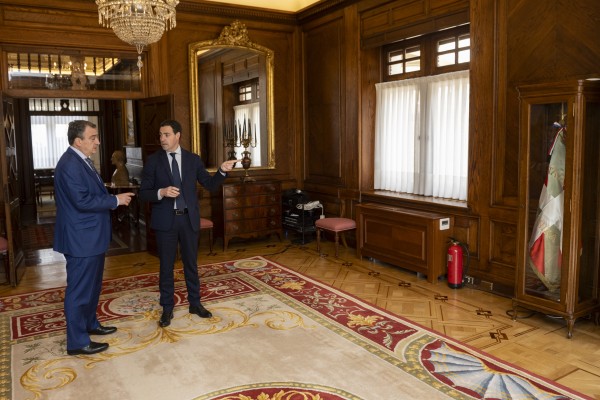 Reunión Aitor Esteban-Lehendakari Imanol Pradales 